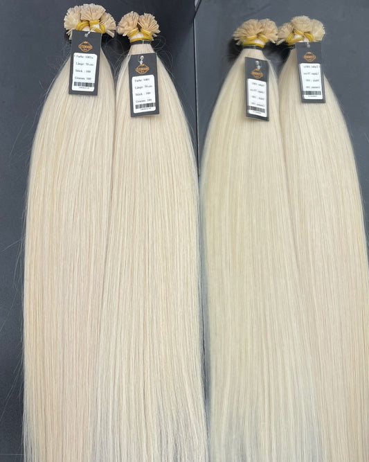 #1001 72cm Keratin Bondings Platinblond