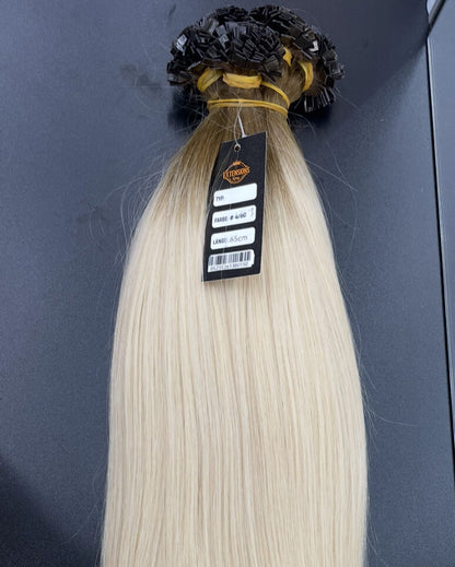 #4/60 Keratin Bondings Mittelbraun zu Aschblond