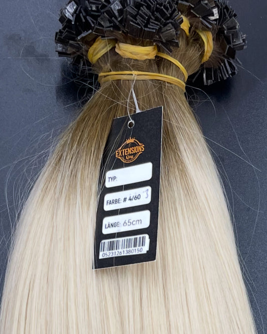 #4/60 Keratin Bondings Mittelbraun zu Aschblond