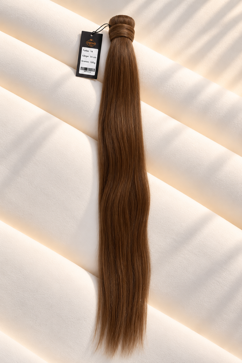 Echthaar Ponytail – 55 cm | 100 g | Farbe 14