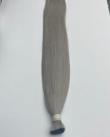 Rohhaar (Schnitthaar) #GREY – 60CM - Premium Echthaar