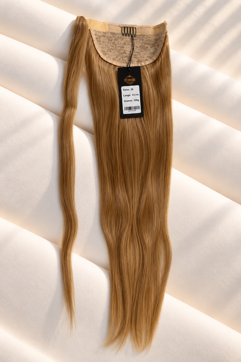Echthaar Ponytail – 55 cm | 100 g | Farbe 26