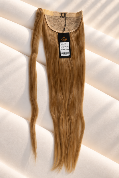 Echthaar Ponytail – 55 cm | 100 g | Farbe 26