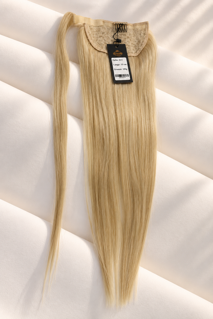 Echthaar Ponytail – 55 cm | 100 g | Farbe 613